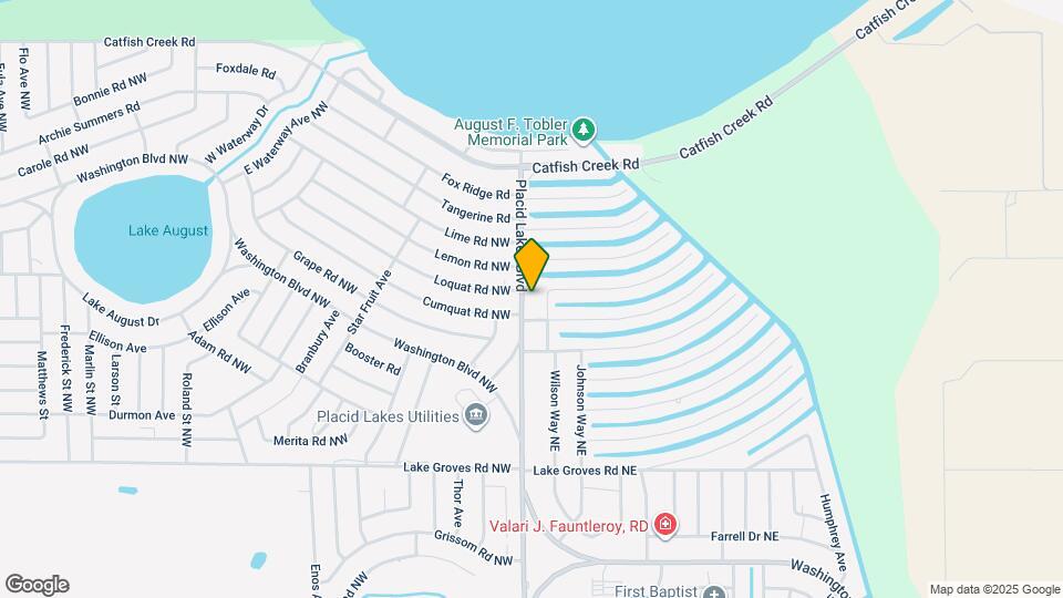 640 Placid Lakes Blvd Mapa y Detalles de la Ubicación