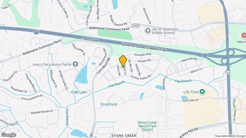 6508 Manitoba Ln Map and Location Details