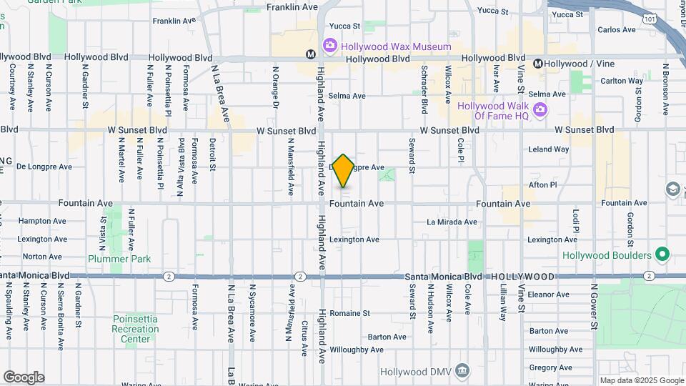 1318 N McCadden Pl, Unit 1318.5 Map and Location Details