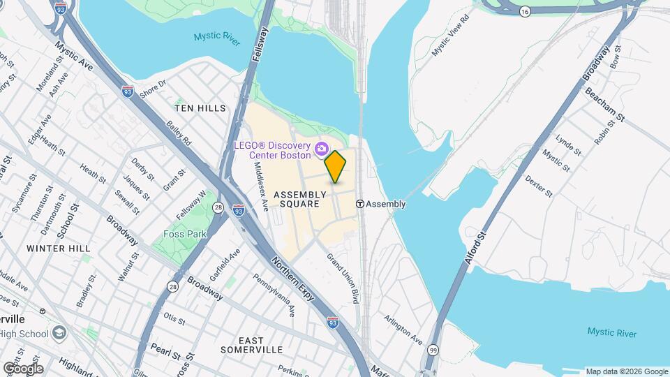 401 Assembly Row, Unit GO ID1533540P Map and Location Details