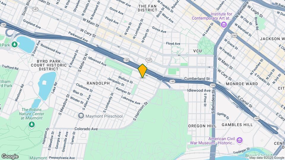 321 Randolph St Mapa y Detalles de la Ubicación