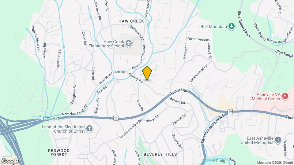 Haw Creek Mews Apartments Map and Location Details
