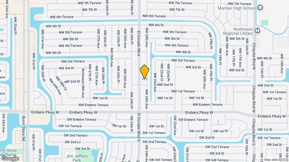206 NW 24th Ave Map and Location Details