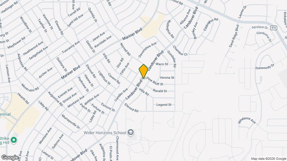 4392 Landover Blvd Mapa y Detalles de la Ubicación