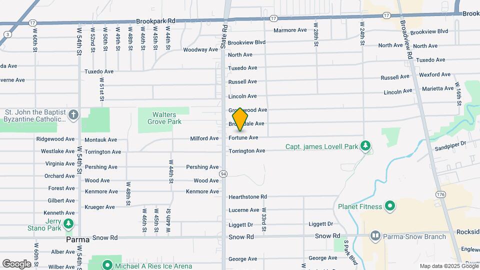 3424 Fortune Ave Map and Location Details