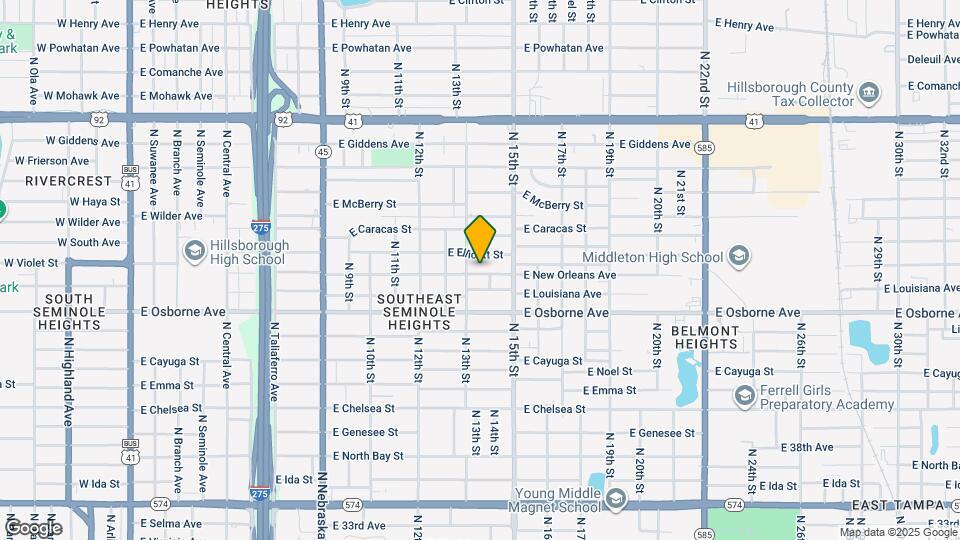 1308 E New Orleans Ave Map and Location Details