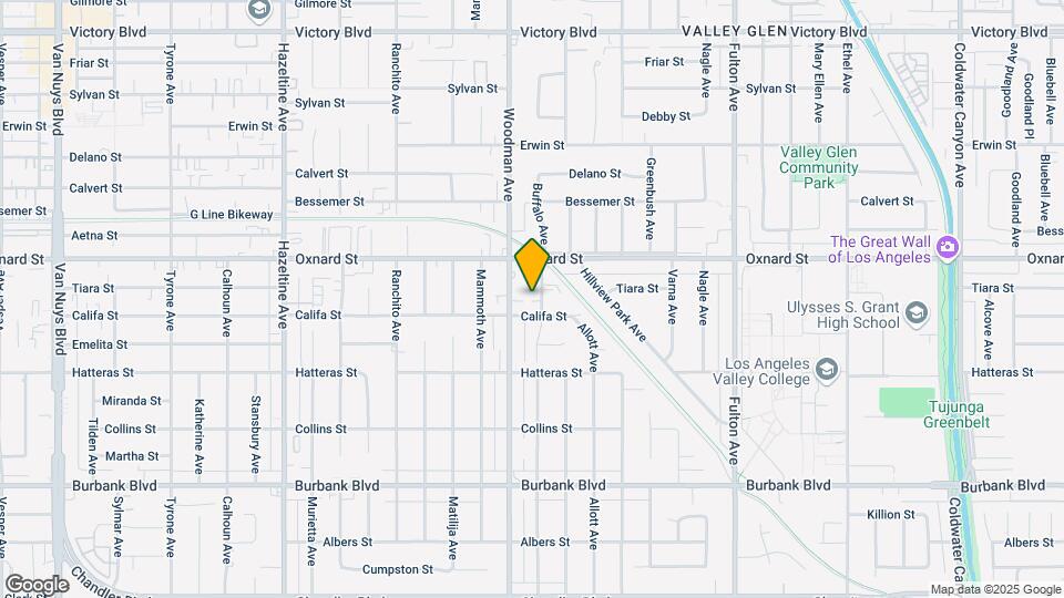 5917 Buffalo Ave Map and Location Details