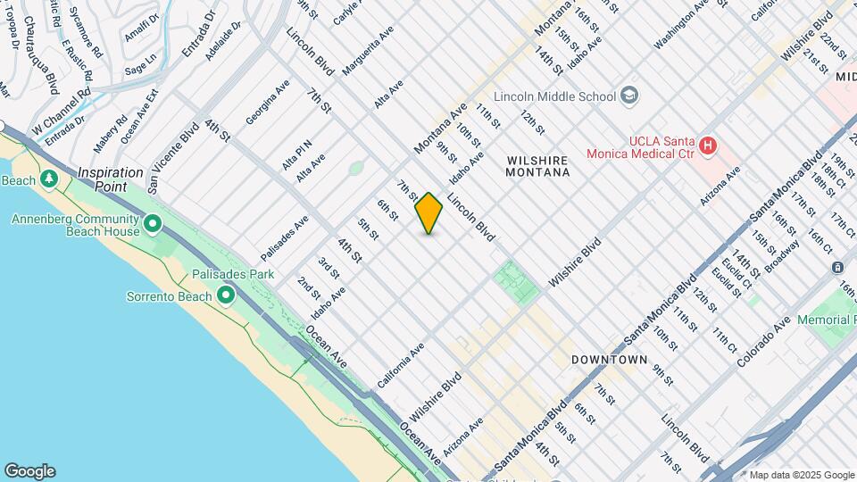 933 6th St Map and Location Details