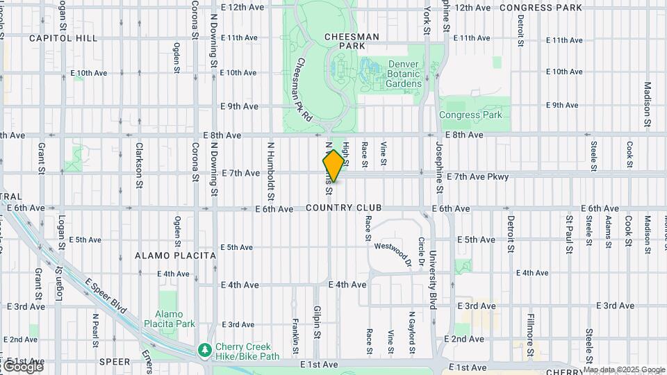 656 N Williams St Mapa y Detalles de la Ubicación