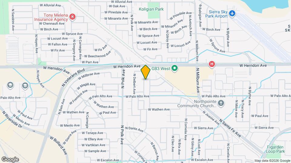 6684 N Western Ave Map and Location Details