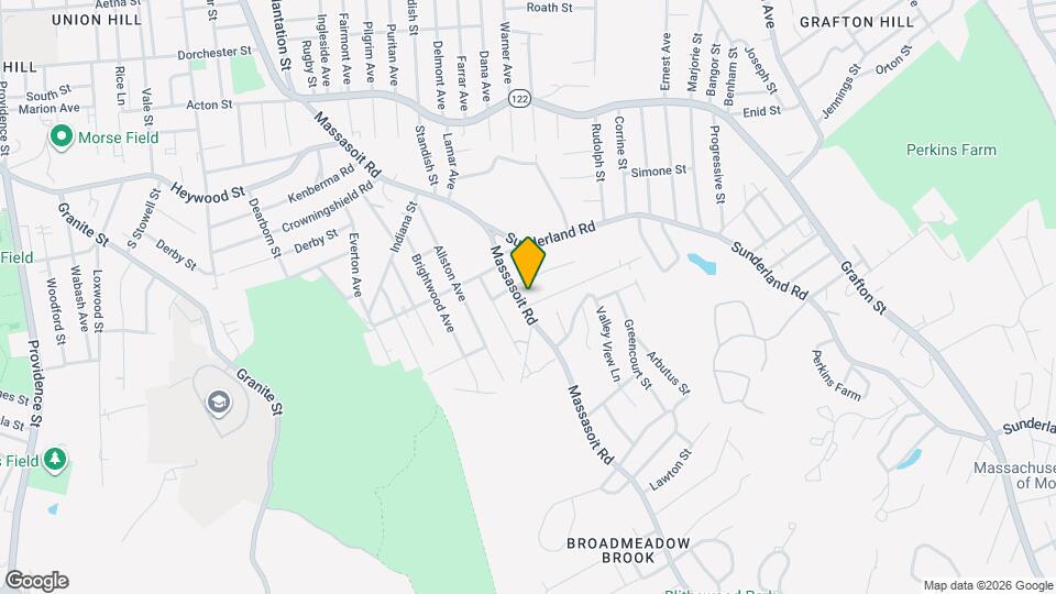 165 Massasoit Rd Mapa y Detalles de la Ubicación