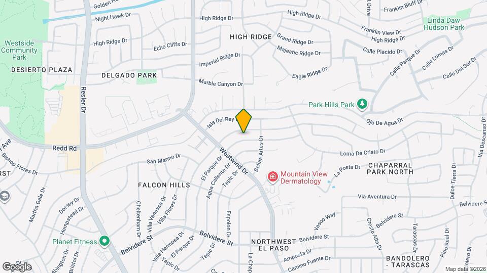 6721 El Parque Dr Map and Location Details