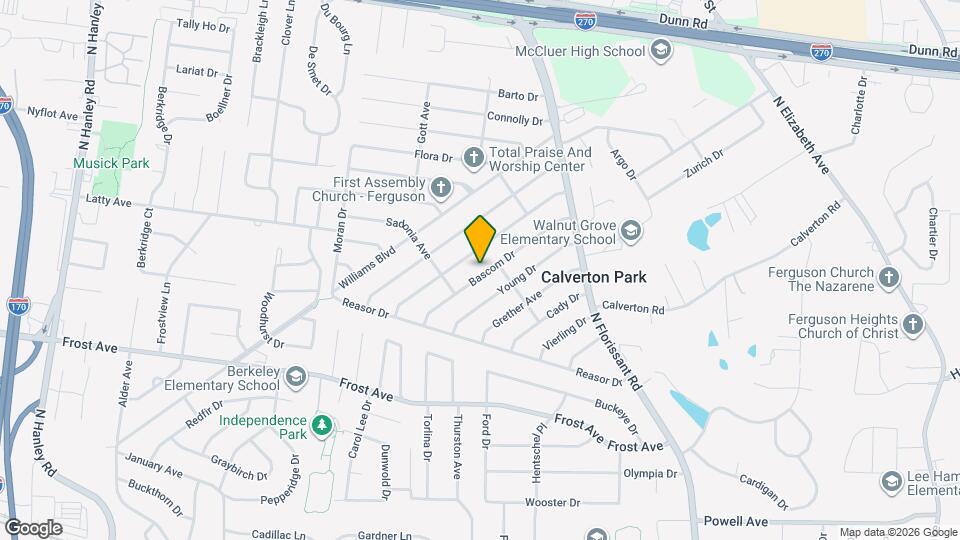 153 Bascom Dr Map and Location Details