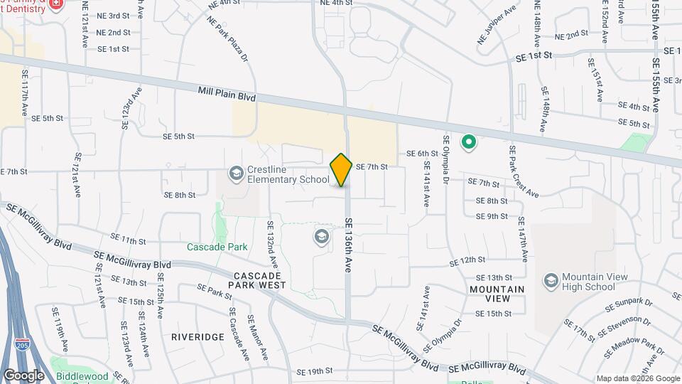 724 SE 135th Ct Map and Location Details