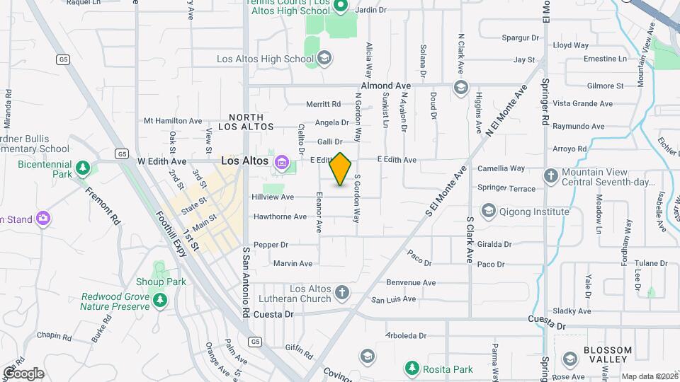 253 Hillview Ave Map and Location Details