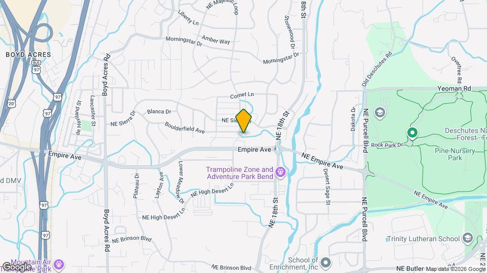 20904 NE High Desert Ln Map and Location Details