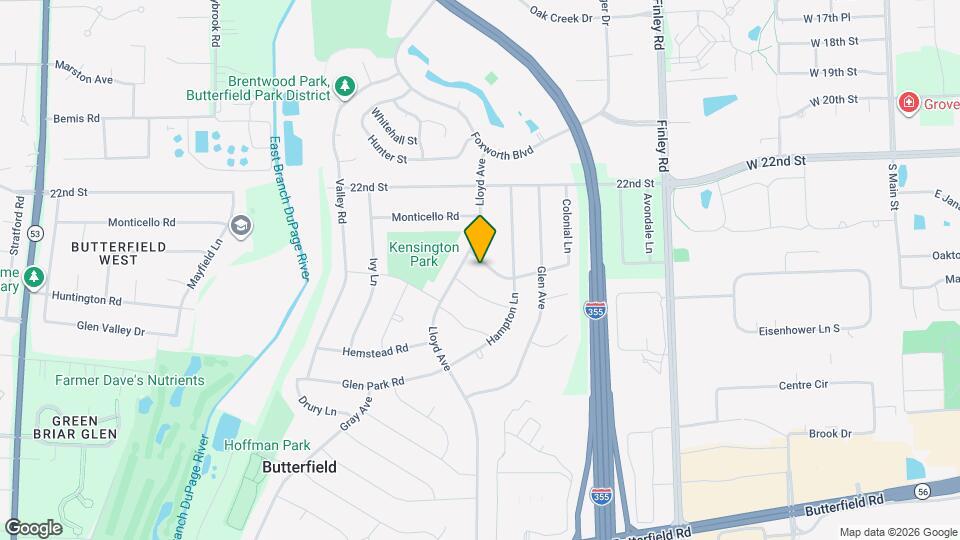 21W021 Marlborough Ln Map and Location Details