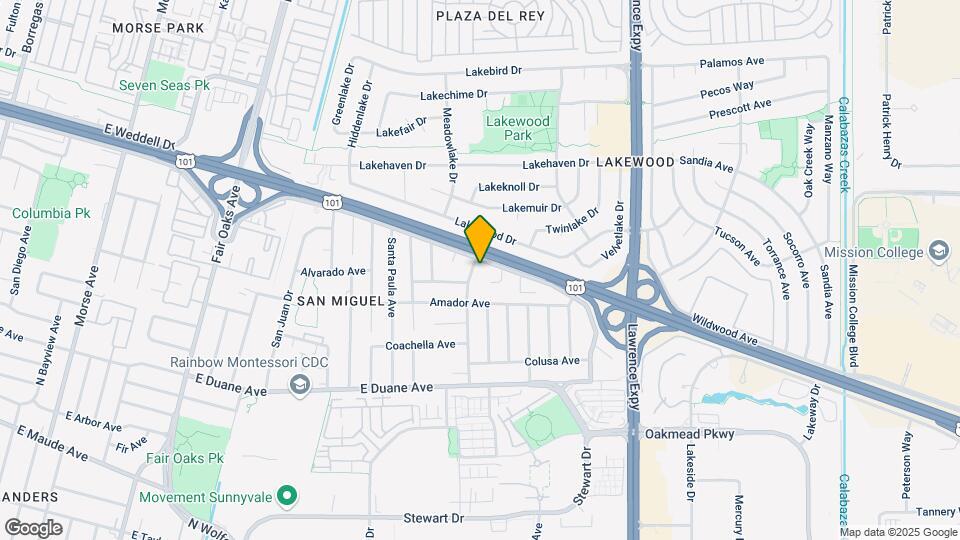 832 San Rafael St Mapa y Detalles de la Ubicación