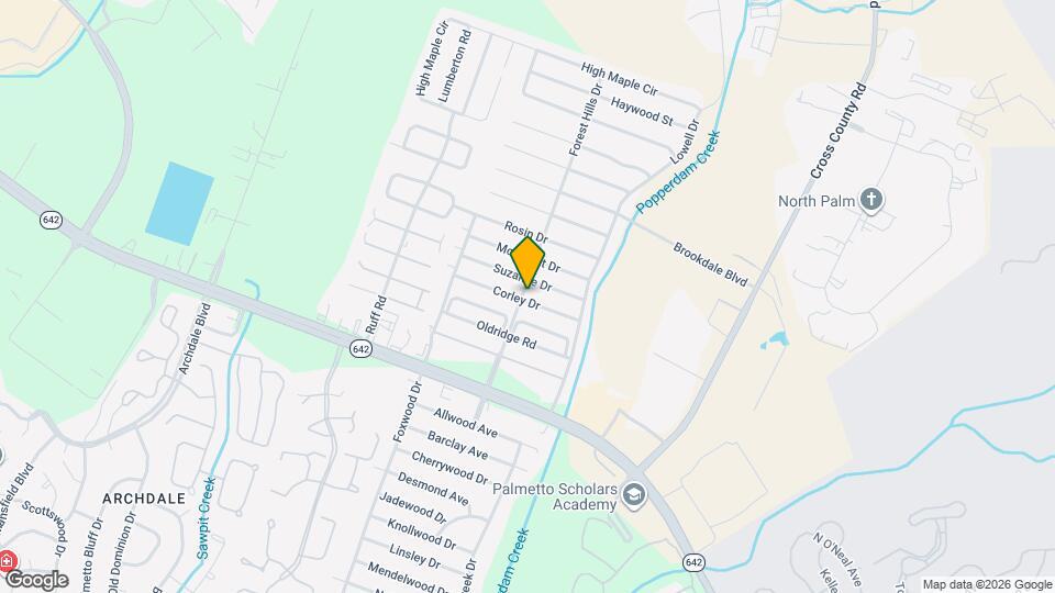 7640 Corley Dr Map and Location Details