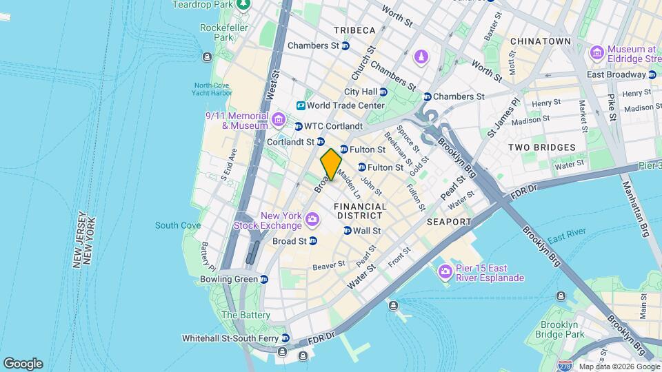 140 Broadway Map and Location Details