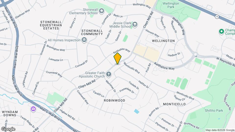 3421 Holwyn Rd Map and Location Details