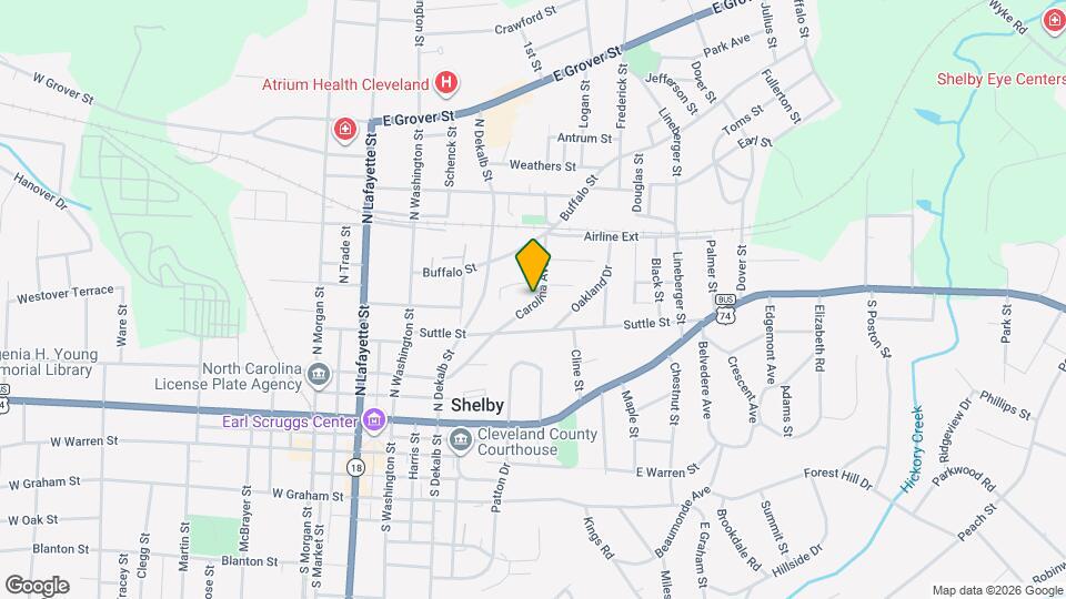 421 Carolina Ave Map and Location Details