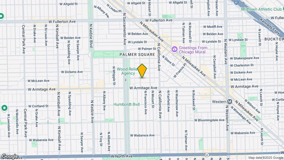 2865 W McLean Ave Map and Location Details