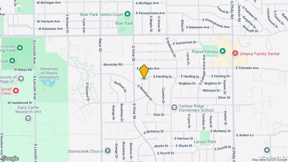 1914 S Harding Dr Map and Location Details