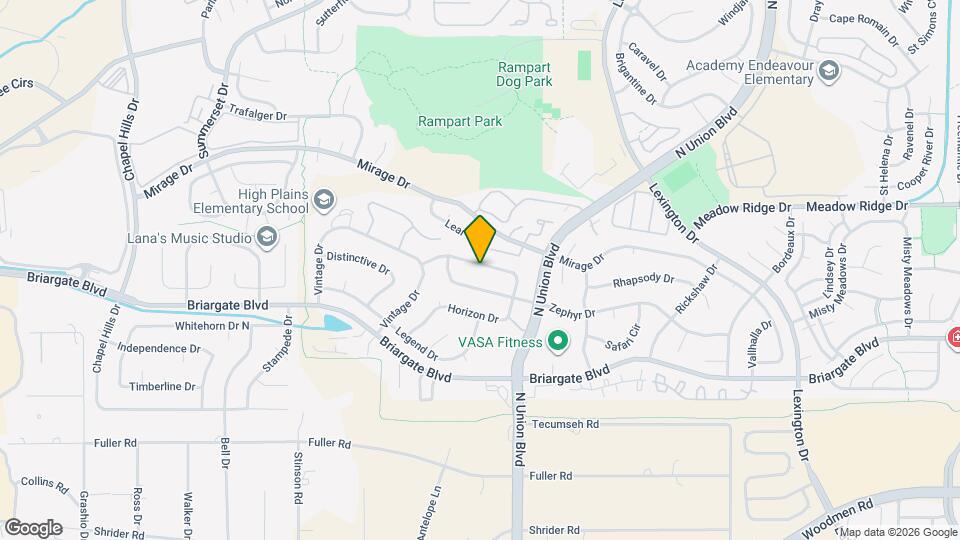 8146 Horizon Dr Map and Location Details