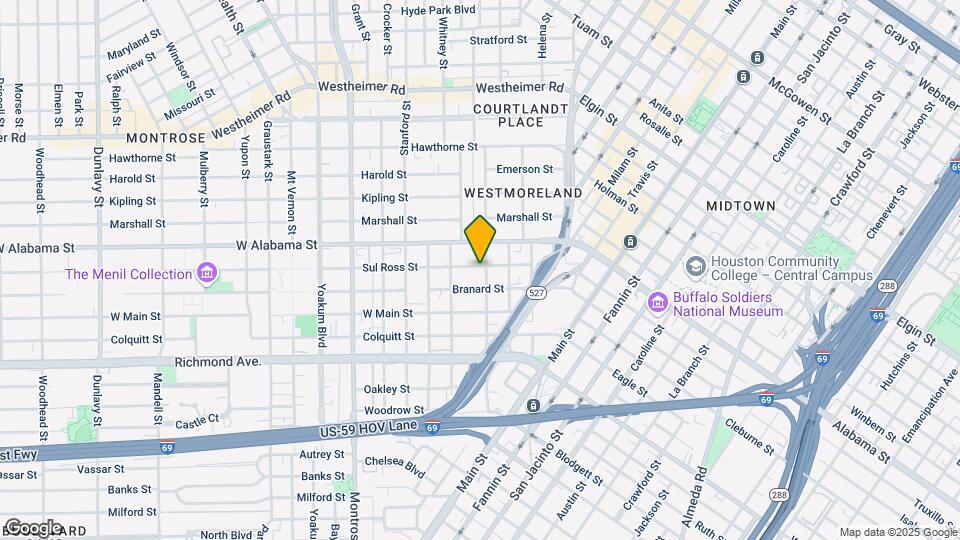 501 Sul Ross St Mapa y Detalles de la Ubicación