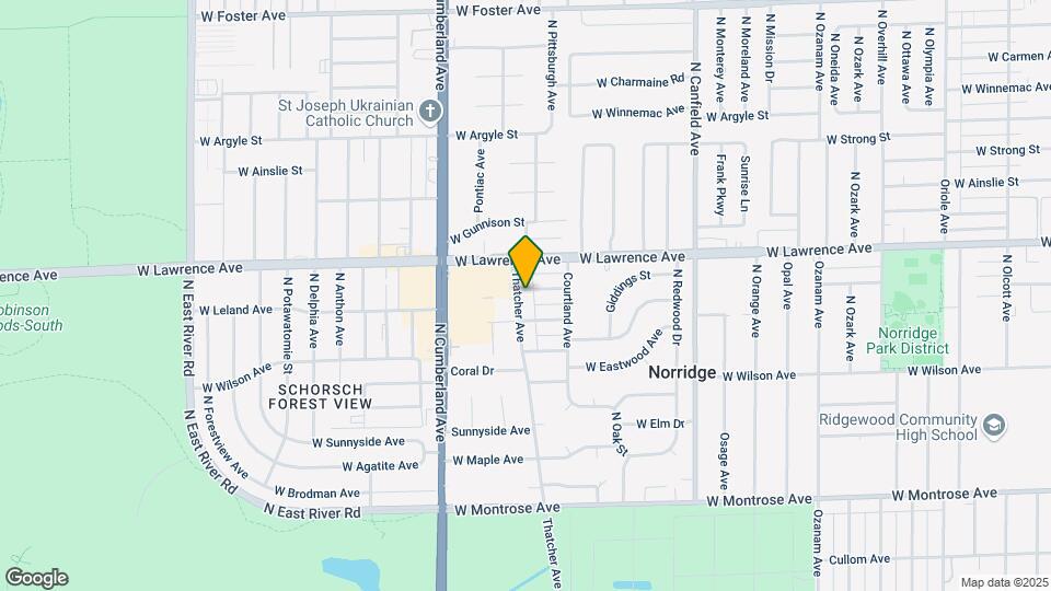 4725 Thatcher Ave Map and Location Details