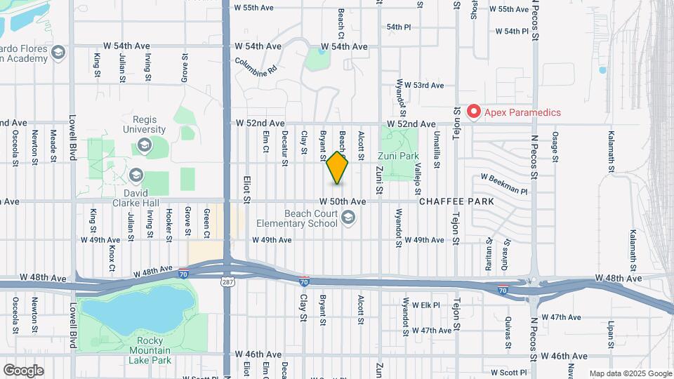 5025 Beach Ct Map and Location Details