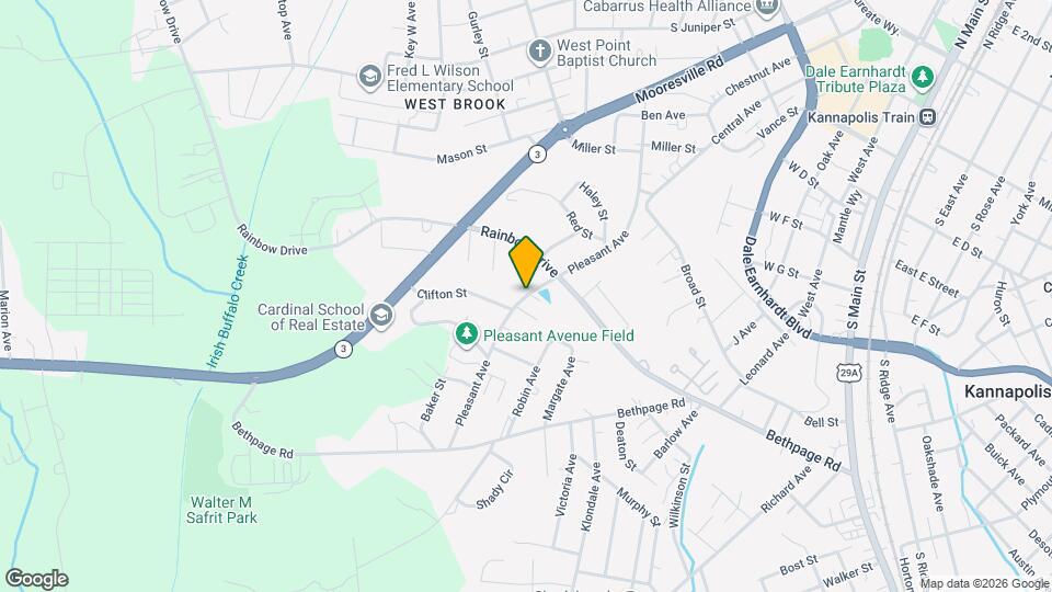 584 Pleasant Ave Map and Location Details