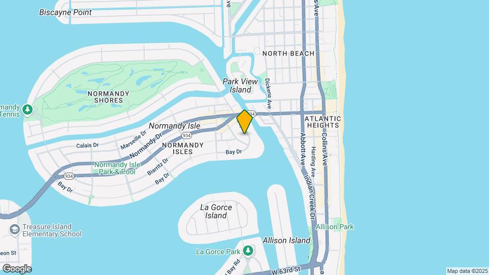 6900 Bay Dr-Unit -8K Map and Location Details