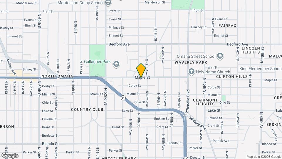 4967 Maple St Map and Location Details