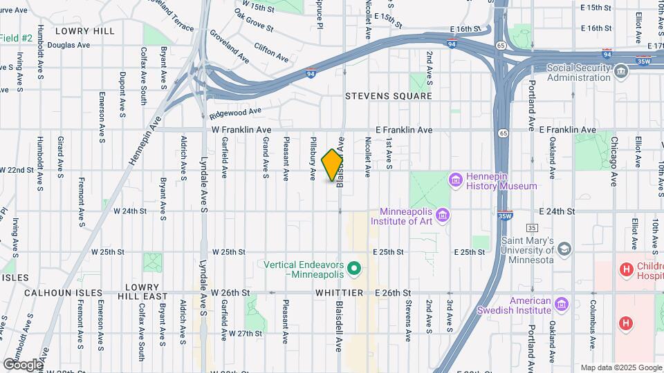 2214 Blaisdell Ave Map and Location Details