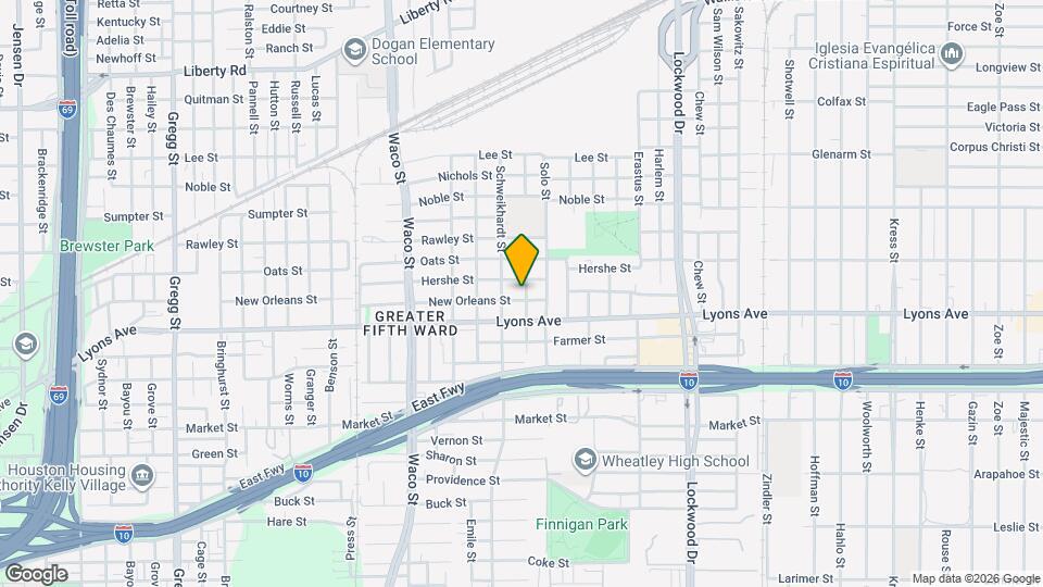 1703 Wipprecht St Map and Location Details