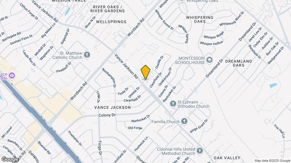 6106 Vance Jackson Rd Map and Location Details