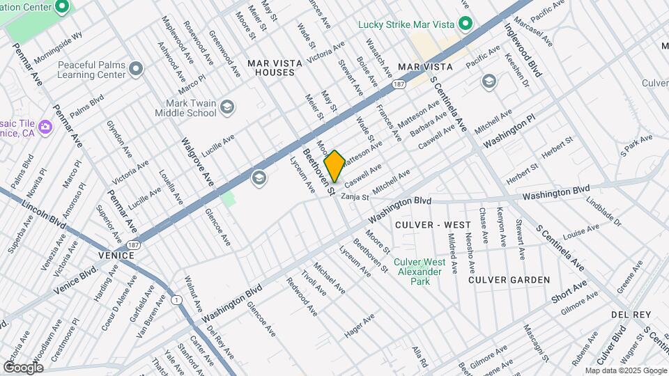 12821 Caswell Ave, Unit 101 Map and Location Details