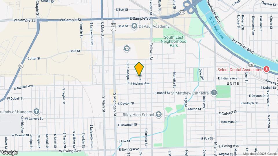 1511 Carroll St Map and Location Details