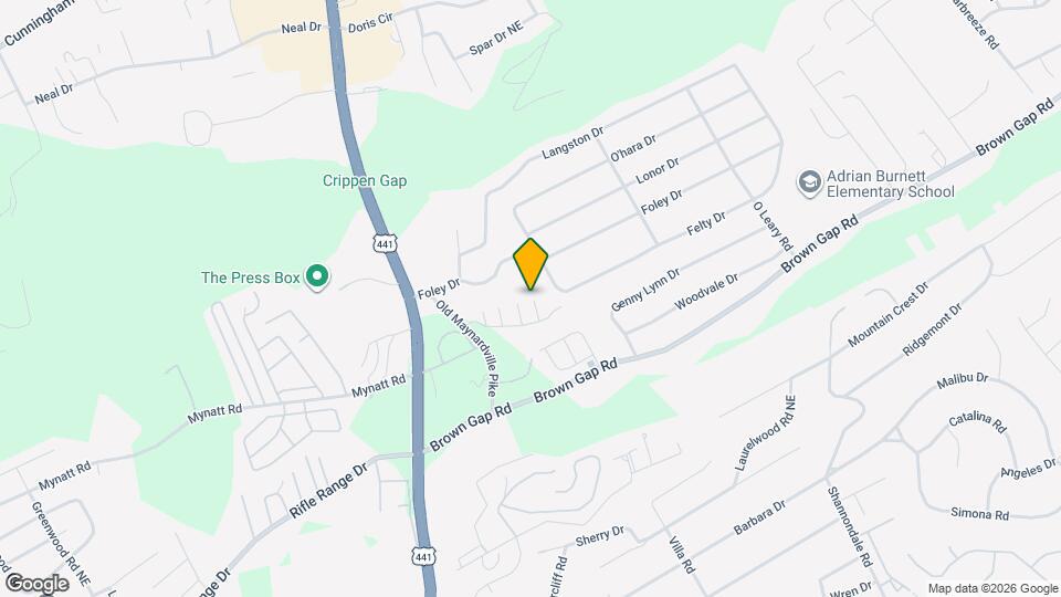 6523 Doe Creek Way Map and Location Details