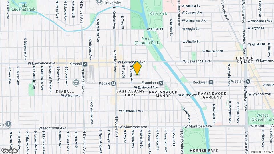 3042 W Leland Ave Map and Location Details