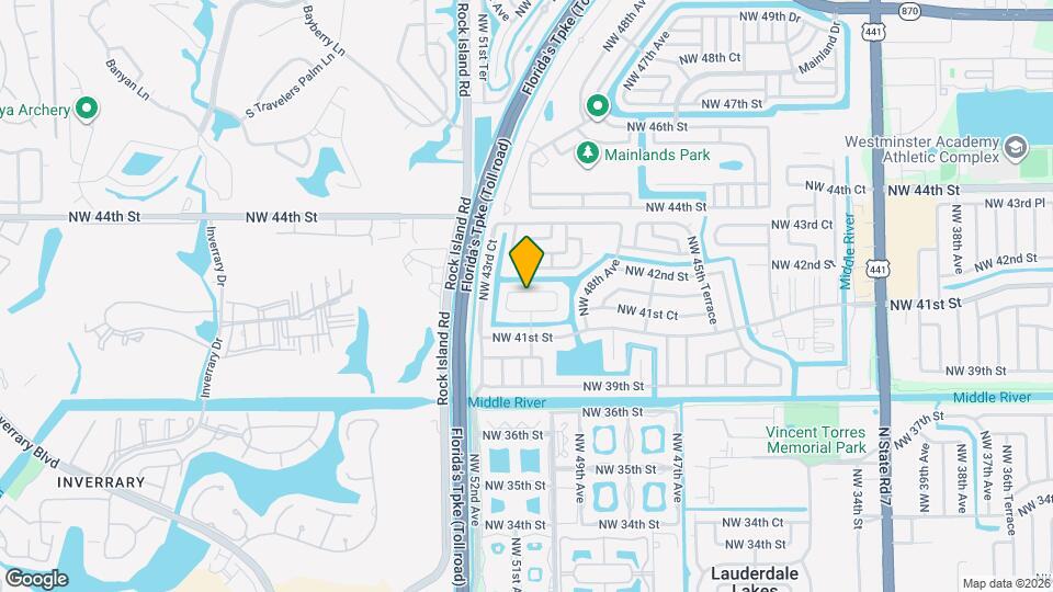 5062 NW 41st Pl Map and Location Details