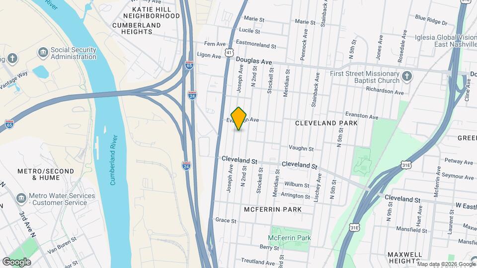 1007 Joseph Ave Map and Location Details