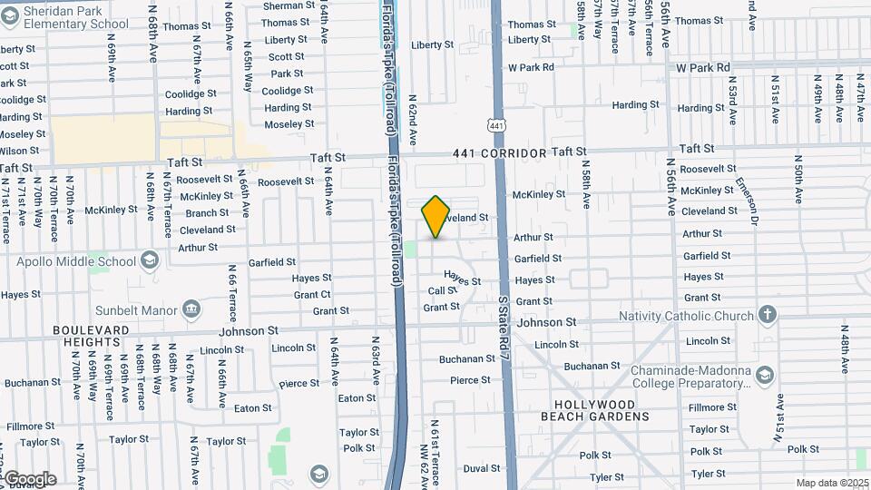Beach Heights Of Hollywood Inc. Map and Location Details