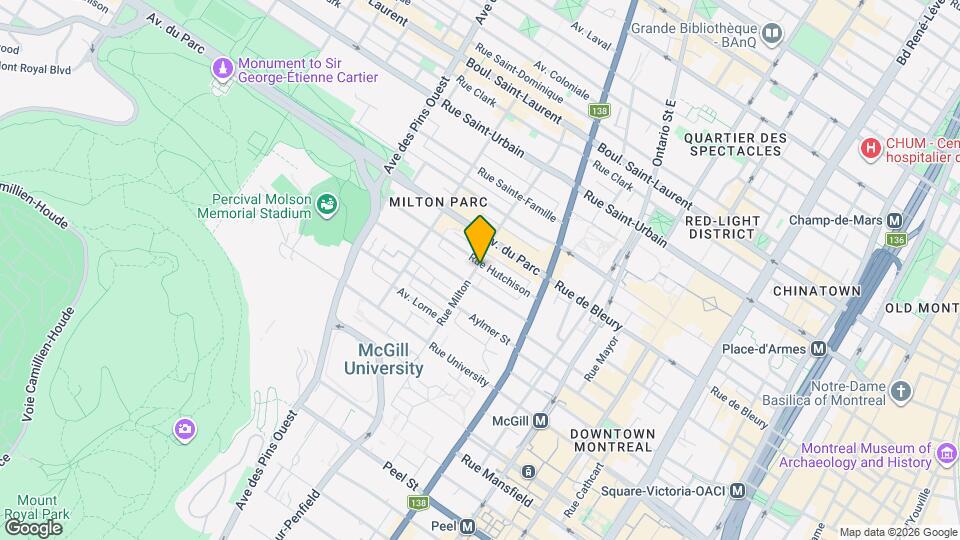 3498 Hutchison Rue Map and Location Details