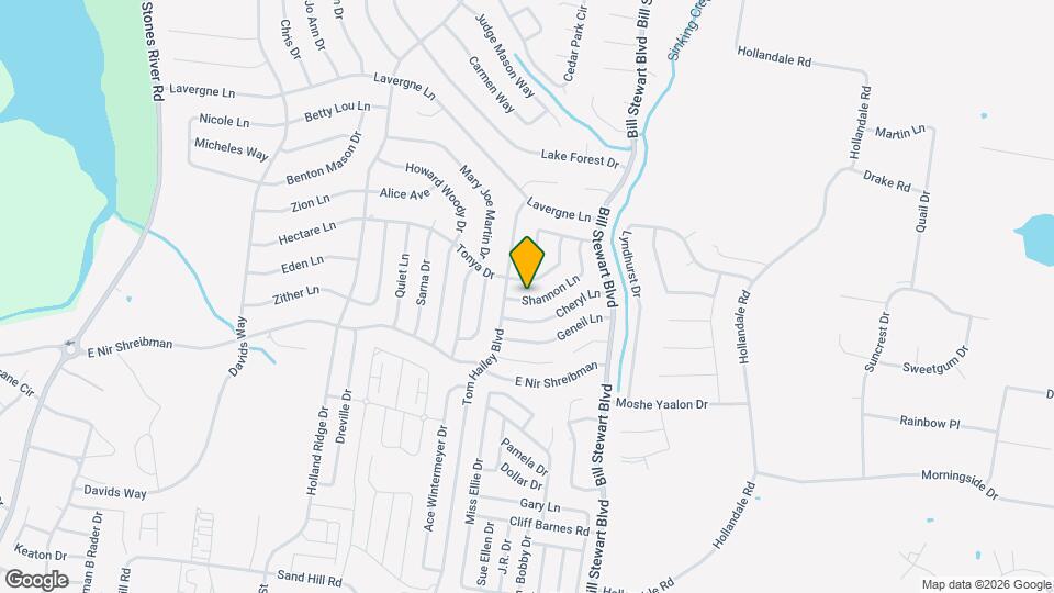 1238 Shannon Ln Map and Location Details