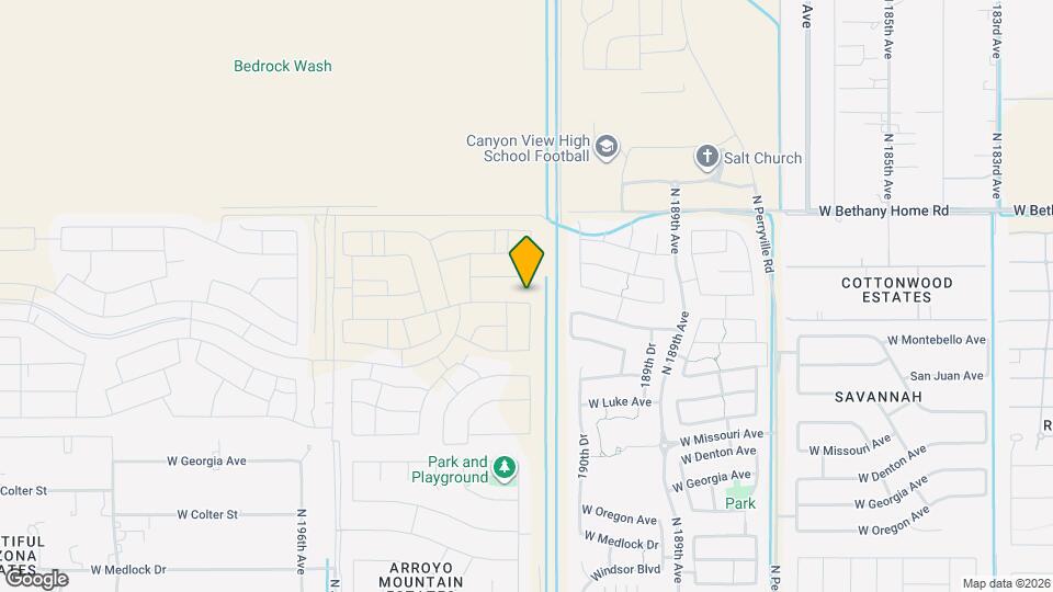 19128 W Solano Dr Map and Location Details