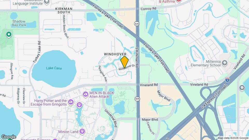 5818 Windhover Dr Map and Location Details