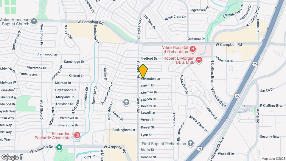 437 Lexington Ln Map and Location Details